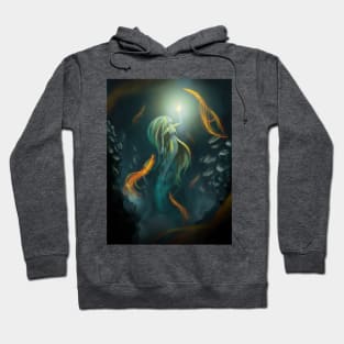 Mermaid at the bottom of the sea Hoodie